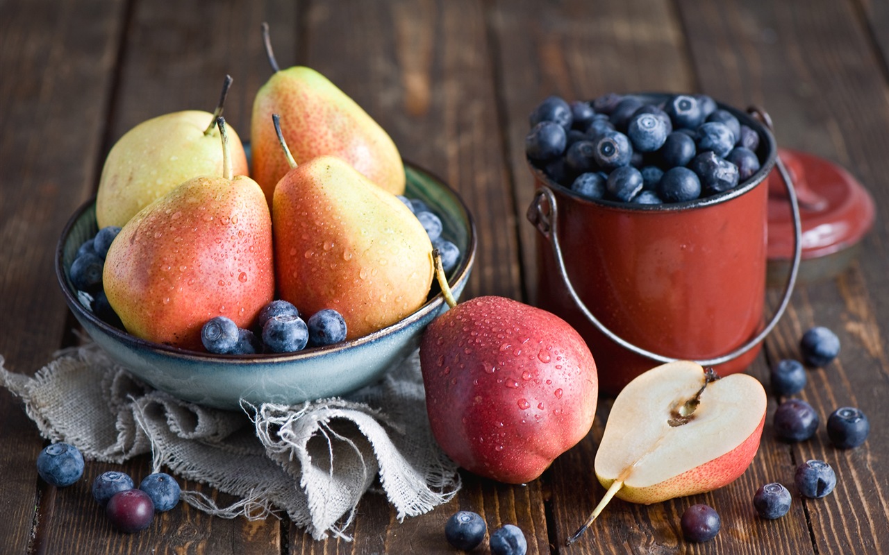 Suculenta fruta, peras fondos de pantalla de alta definición en primer plano #17 - 1280x800