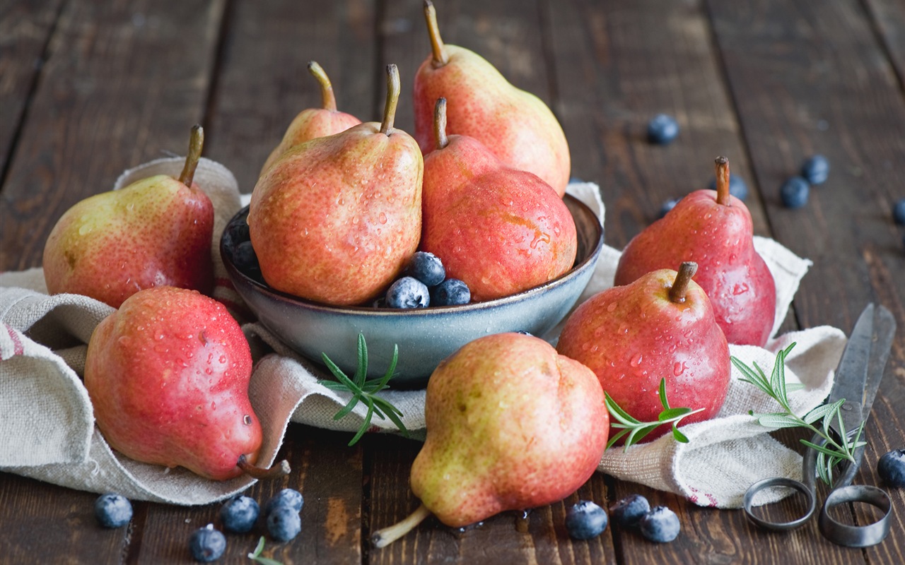 Suculenta fruta, peras fondos de pantalla de alta definición en primer plano #23 - 1280x800