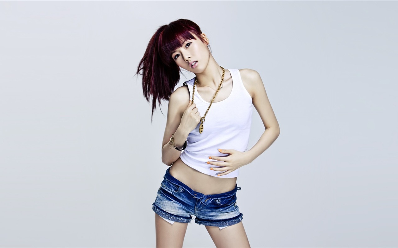 4Minute Koreanische Musik schöne Mädchen Kombination HD Wallpaper #11 - 1280x800