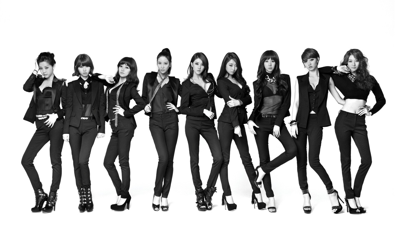 Korean Girl skupina Nine Múzy HD tapety na plochu #5 - 1280x800