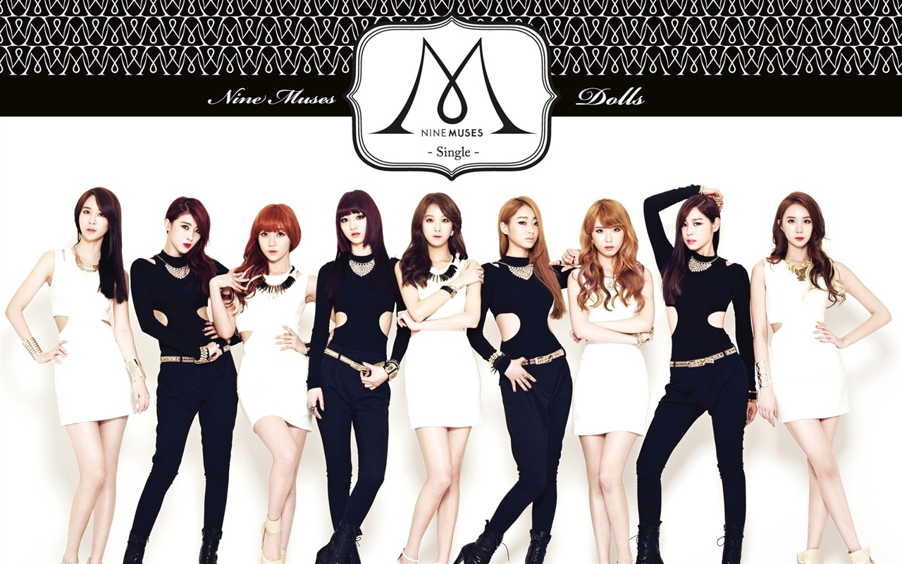 Korean Mädchen Gruppe Nine Muses HD Wallpaper #15 - 1280x800