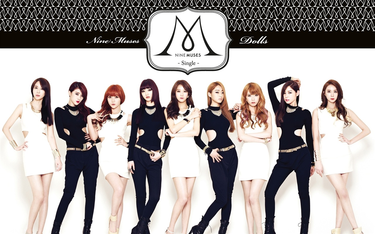 Groupe de fille coréenne Nine Muses HD Wallpapers #15 - 1280x800