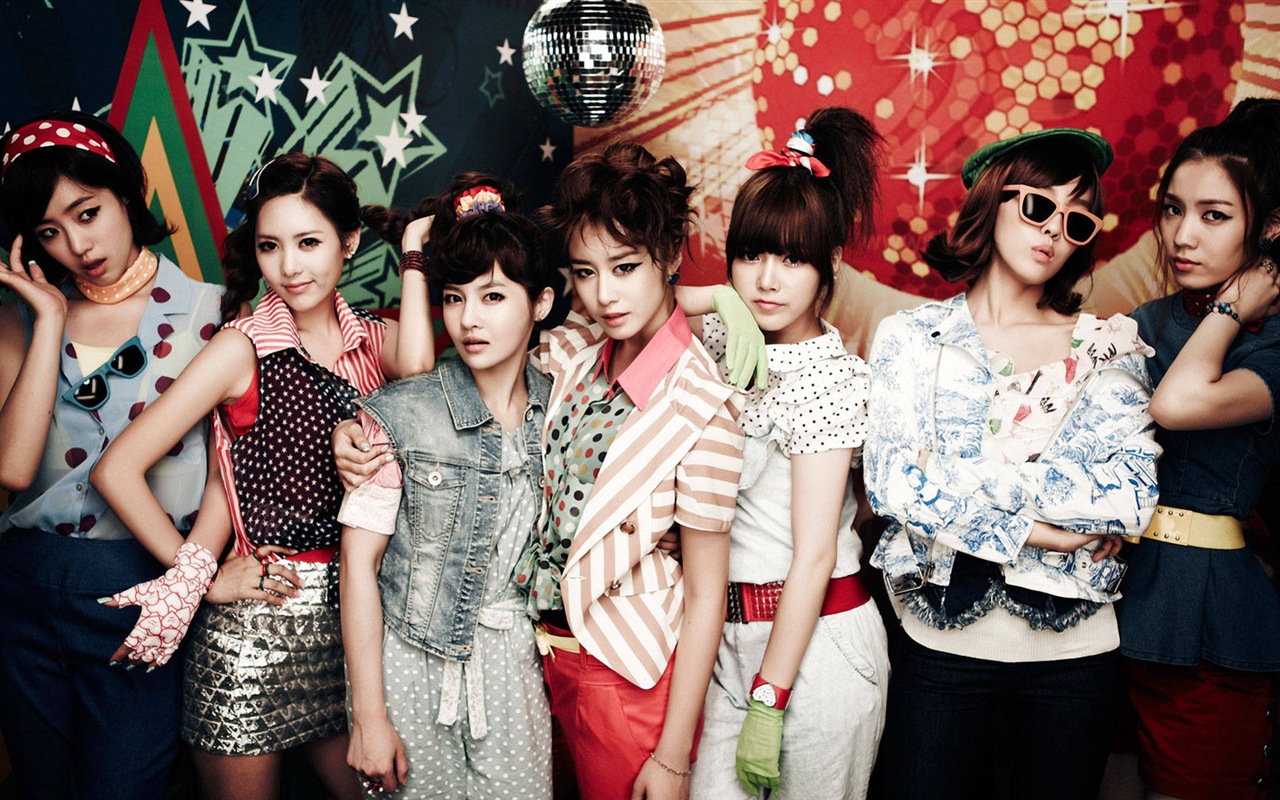 Grupo de música de T-ara, chicas coreana HD wallpaper #1 - 1280x800