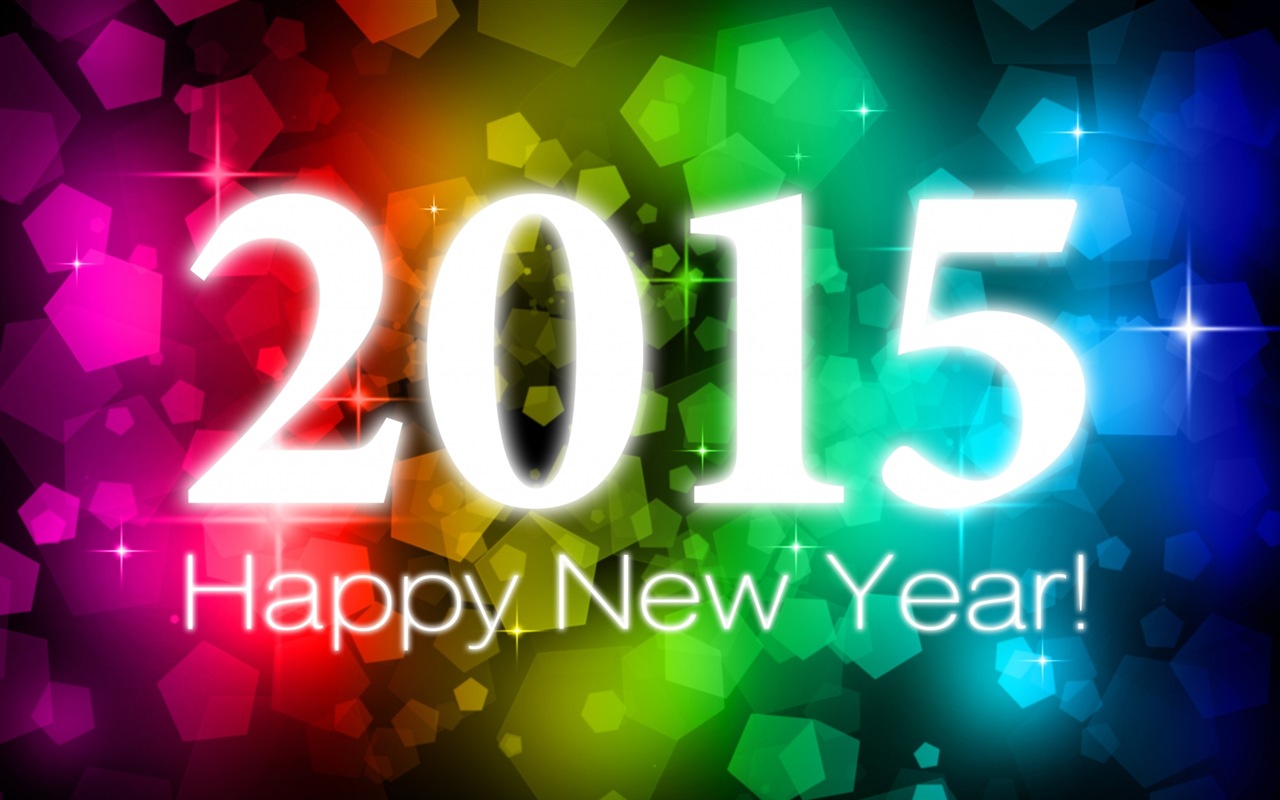 2015 Nový rok téma HD Tapety na plochu (1) #1 - 1280x800