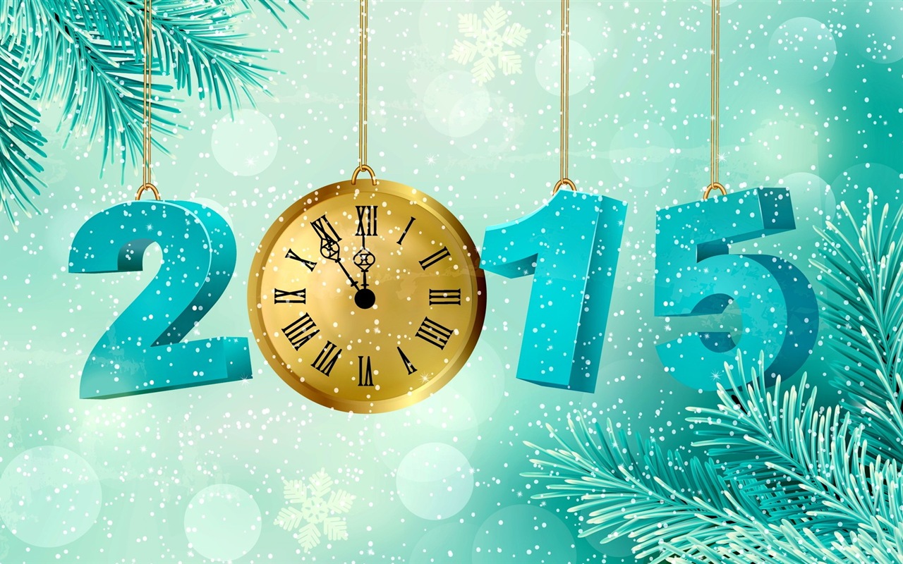 2015 Nový rok téma HD Tapety na plochu (1) #2 - 1280x800