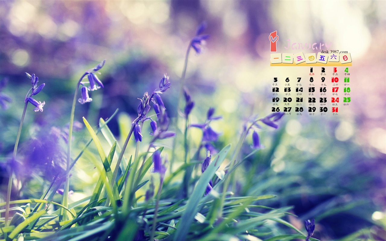 January 2015 calendar wallpaper (1) #10 - 1280x800