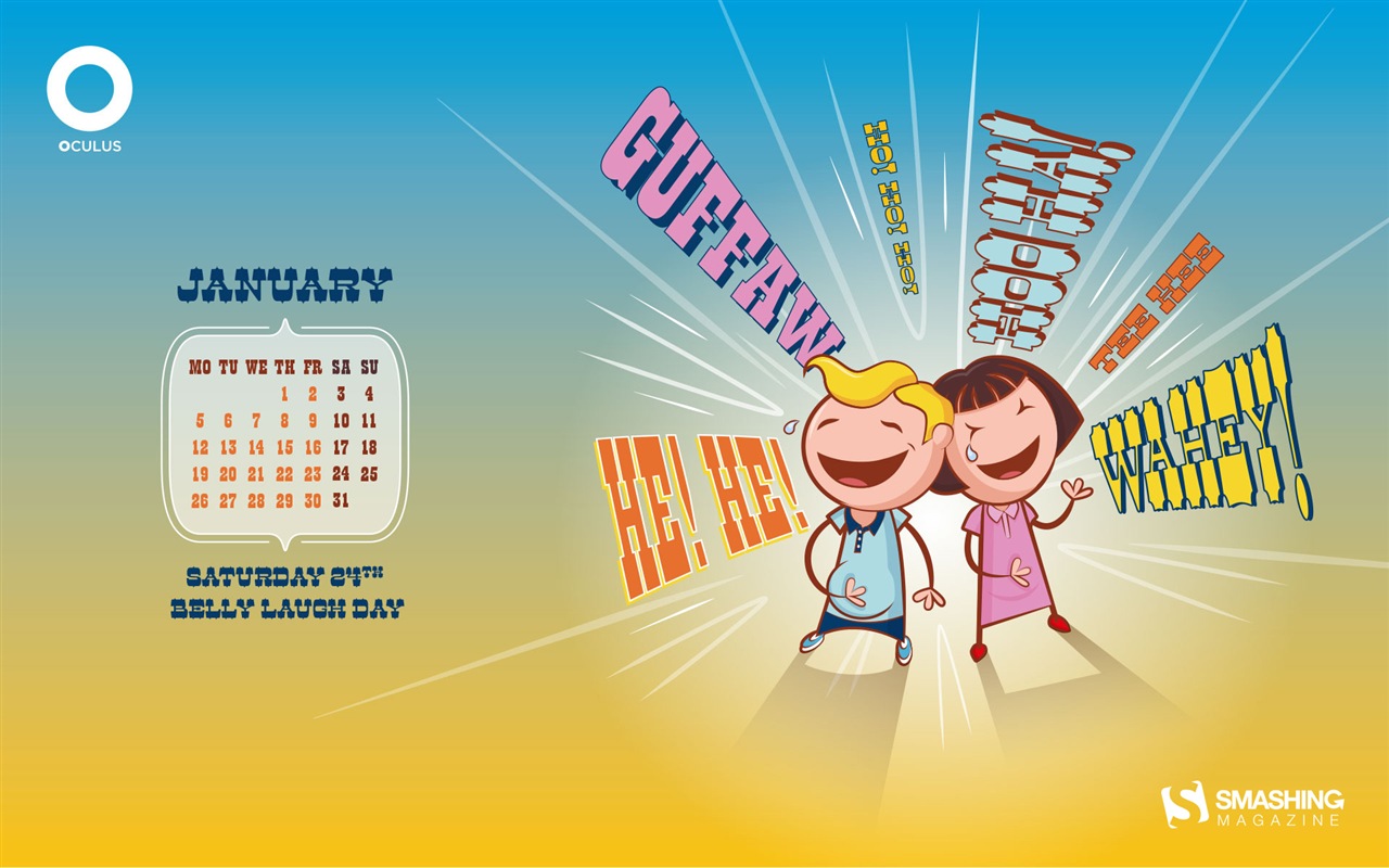 Januar 2015 Kalender Wallpaper (2) #5 - 1280x800