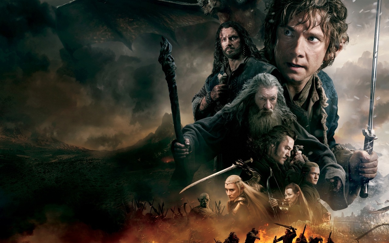 El Hobbit: La Batalla de los Cinco Ejércitos, fondos de pantalla de películas de alta definición #10 - 1280x800