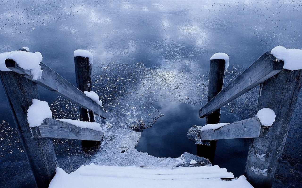 冬季冰雪美景 高清壁纸8 - 1280x800