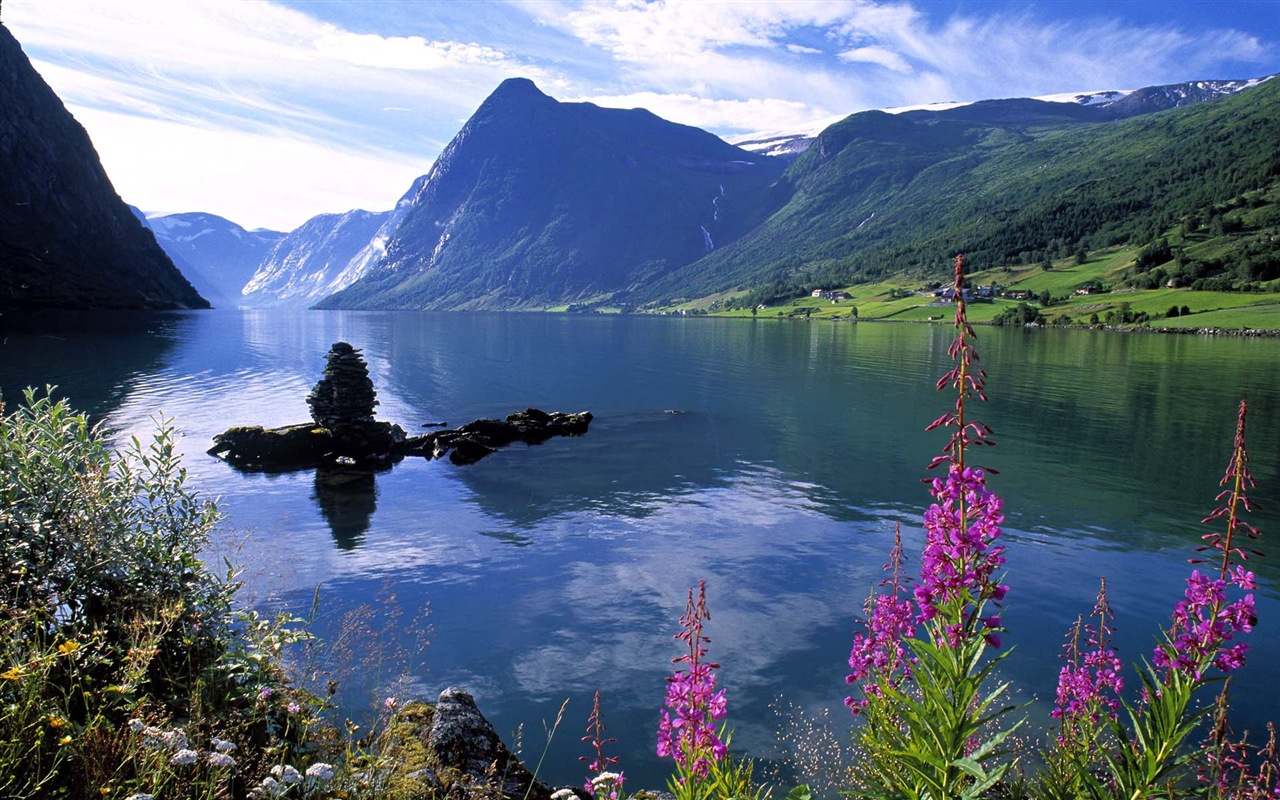 Nordic herrliche Landschaft HD Wallpaper #5 - 1280x800