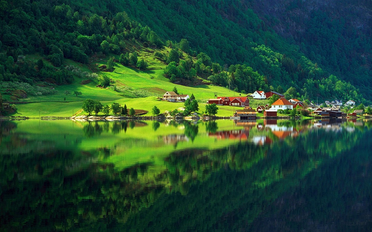 Nordic herrliche Landschaft HD Wallpaper #13 - 1280x800