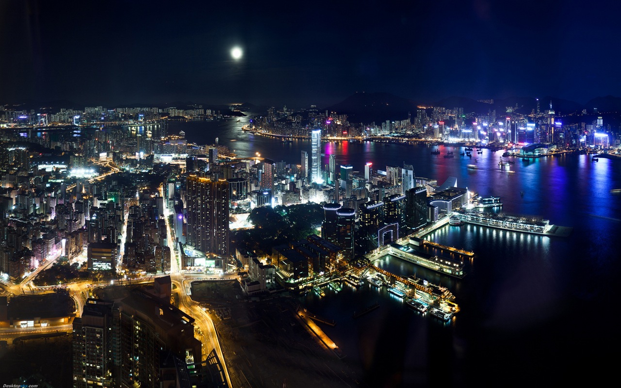 Hong Kong's urban landscape beautiful HD wallpapers #5 - 1280x800