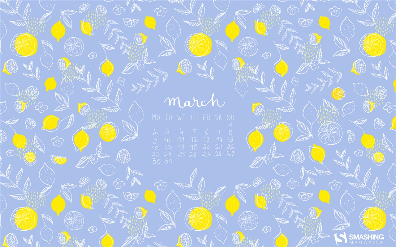 March 2015 Calendar wallpaper (2) #9 - 1280x800