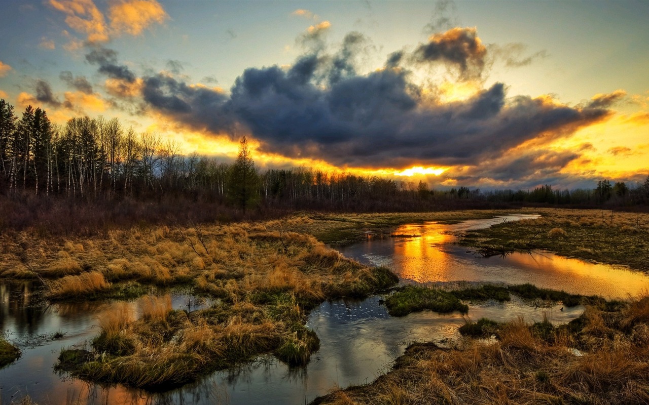 Krásné barvy, přírodní scenérie HD tapety na plochu #13 - 1280x800
