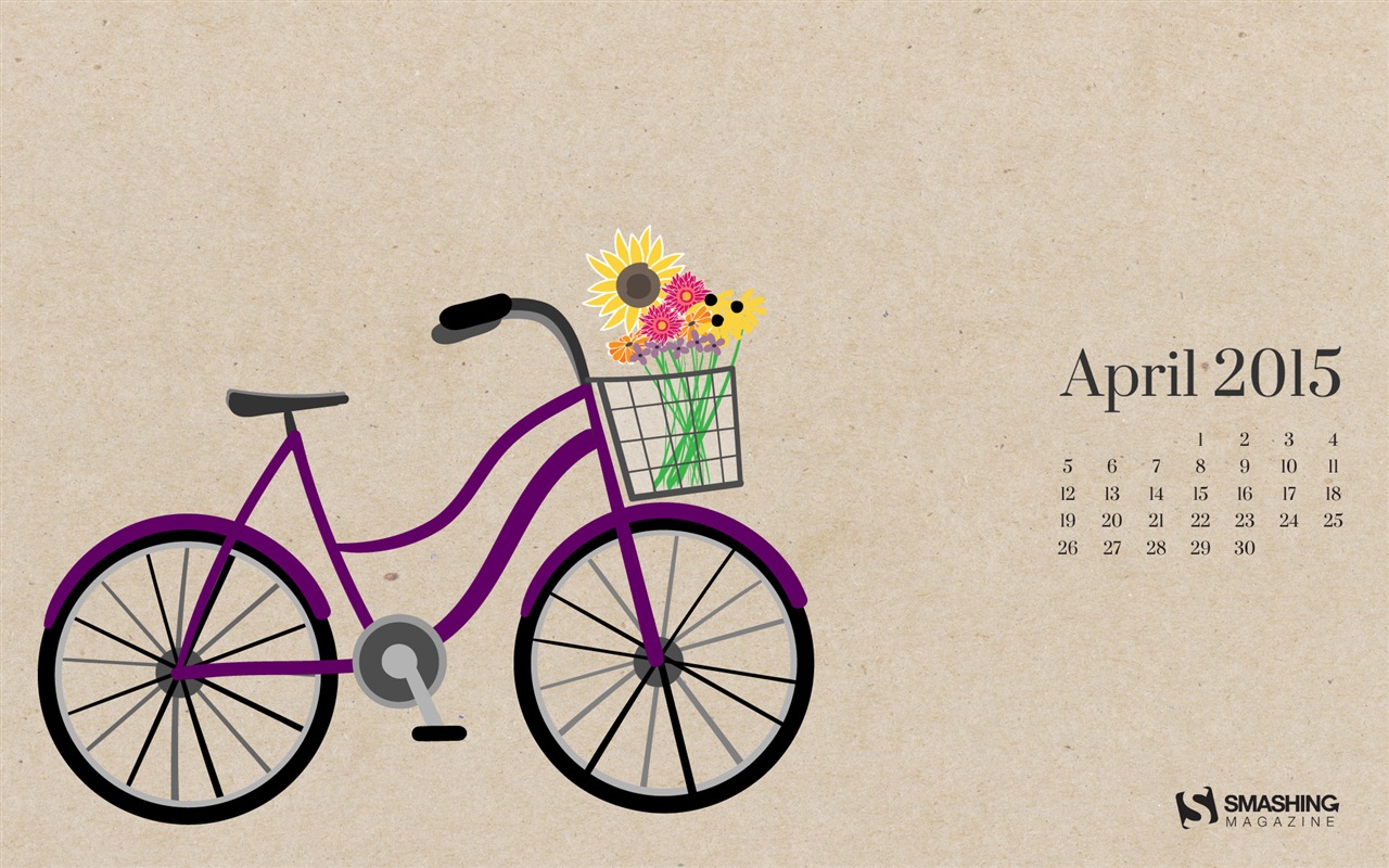 April 2015 Kalender Wallpaper (1) #3 - 1280x800