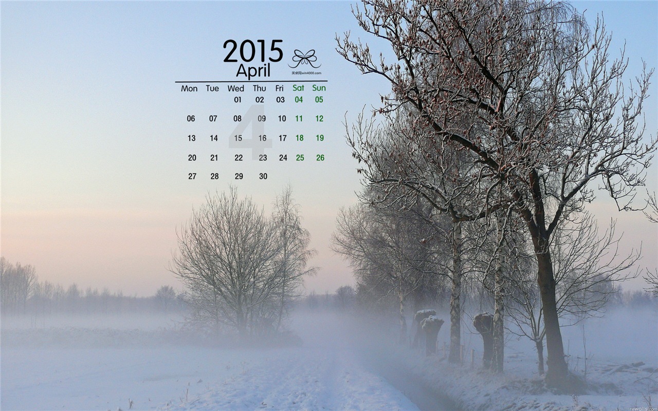 Dubna 2015 kalendář tapety (2) #10 - 1280x800