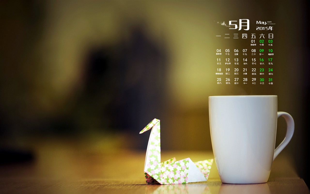 Mai 2015 Kalender Wallpaper (1) #10 - 1280x800