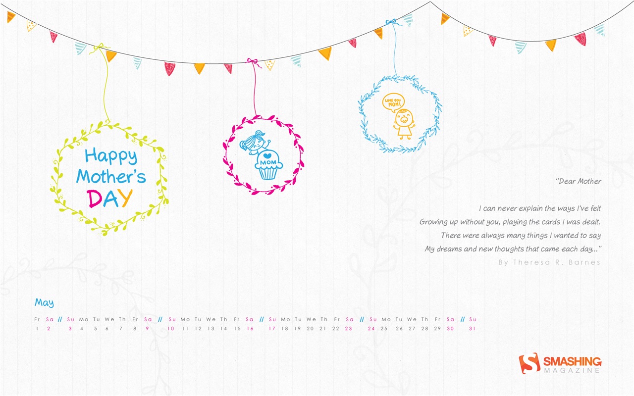 May 2015 calendar wallpaper (2) #8 - 1280x800