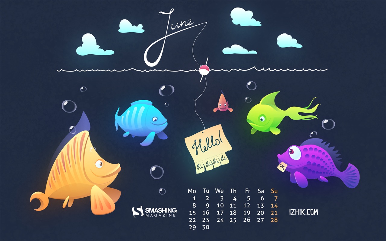 June 2015 calendar wallpaper (2) #4 - 1280x800