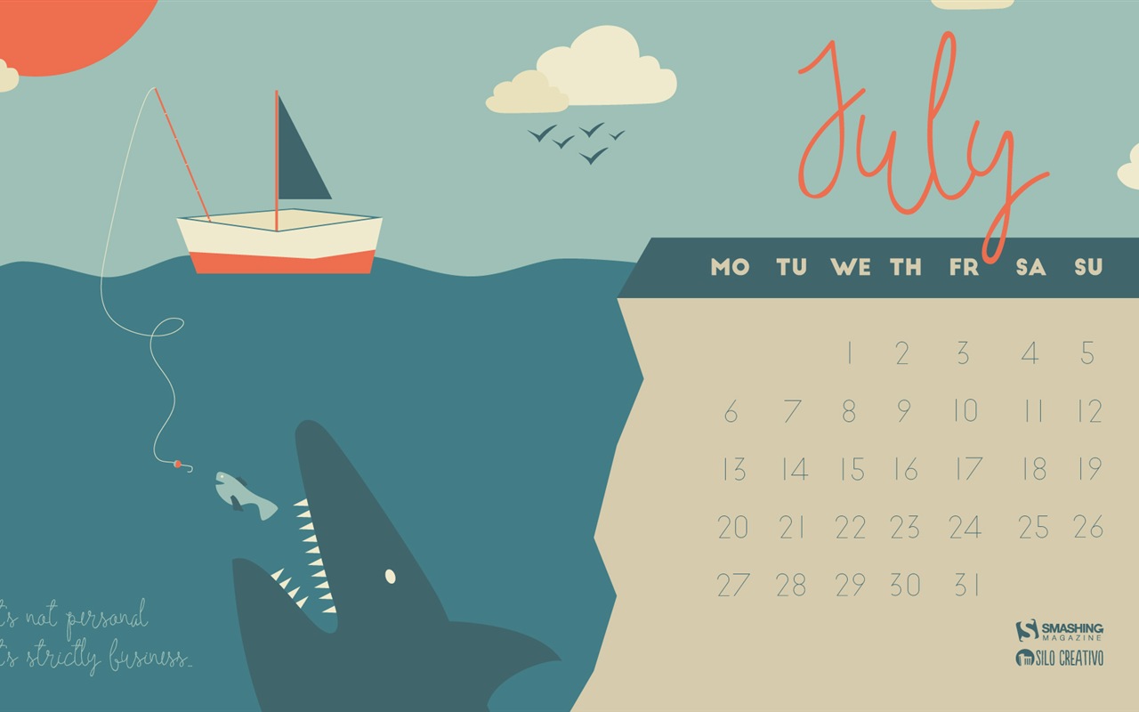 July 2015 calendar wallpaper (2) #12 - 1280x800