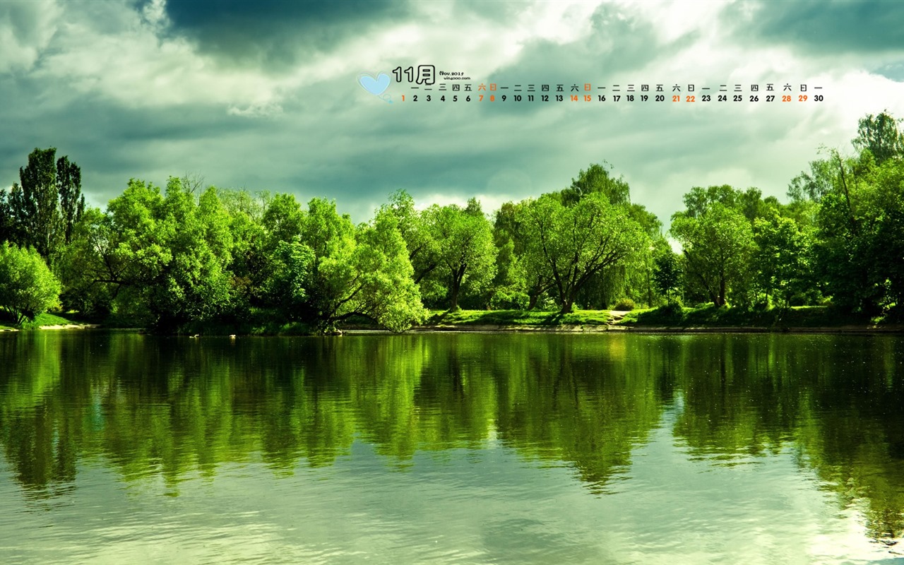 November 2015 Calendar wallpaper (1) #6 - 1280x800