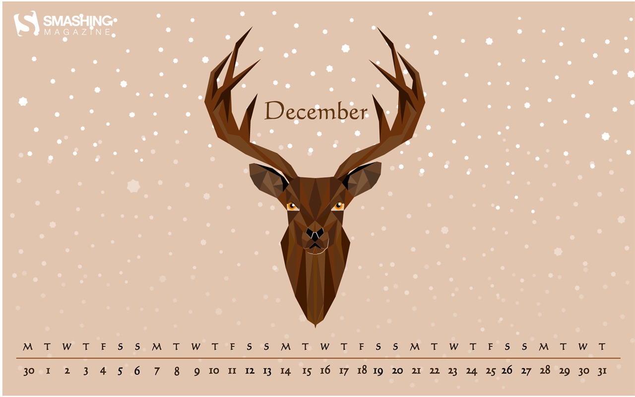 Dezember 2015 Kalender Wallpaper (2) #13 - 1280x800