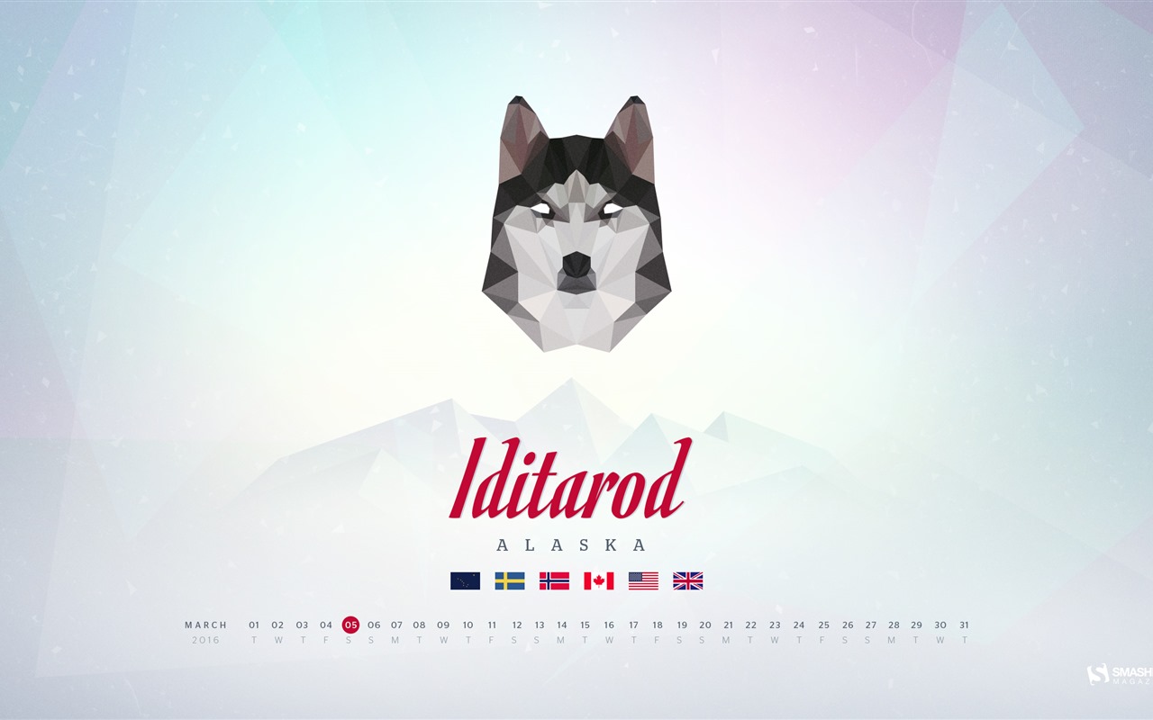 März 2016 Kalender Wallpaper (2) #18 - 1280x800