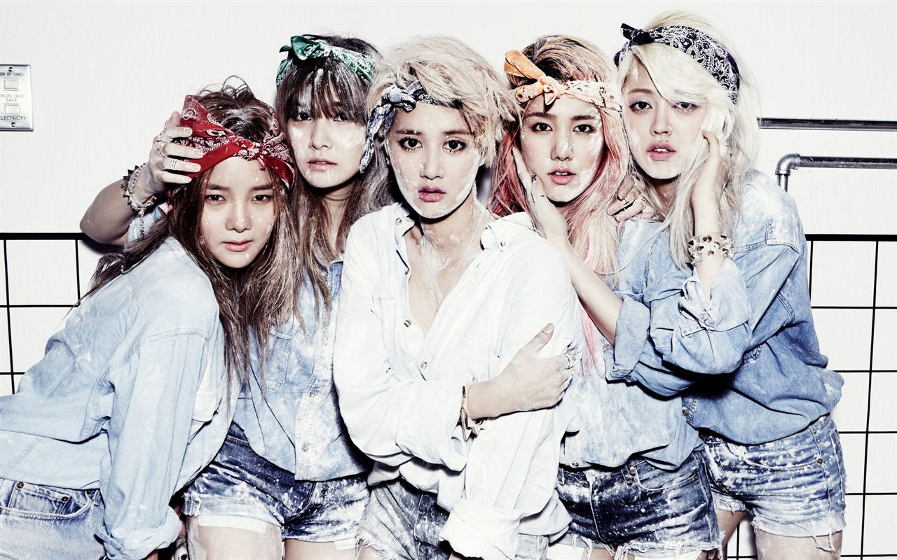 Corea niñas de fondos de pantalla de alta definición Spica combinación música idol #2 - 1280x800