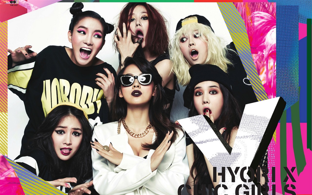 filles coréennes combinaison idole de la musique fonds d'écran HD Spica #19 - 1280x800