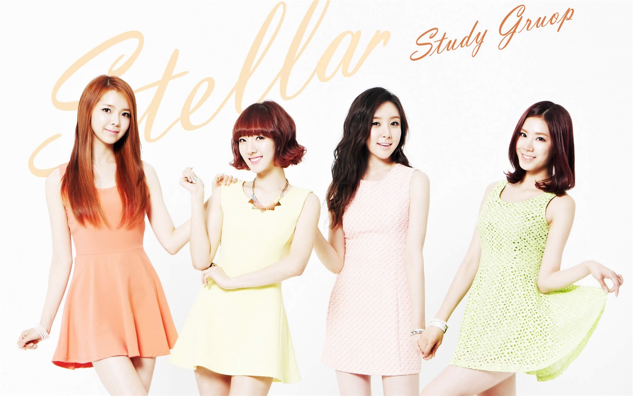 Stellar koreanische Musik Mädchen Gruppe HD Wallpaper #2 - 1280x800