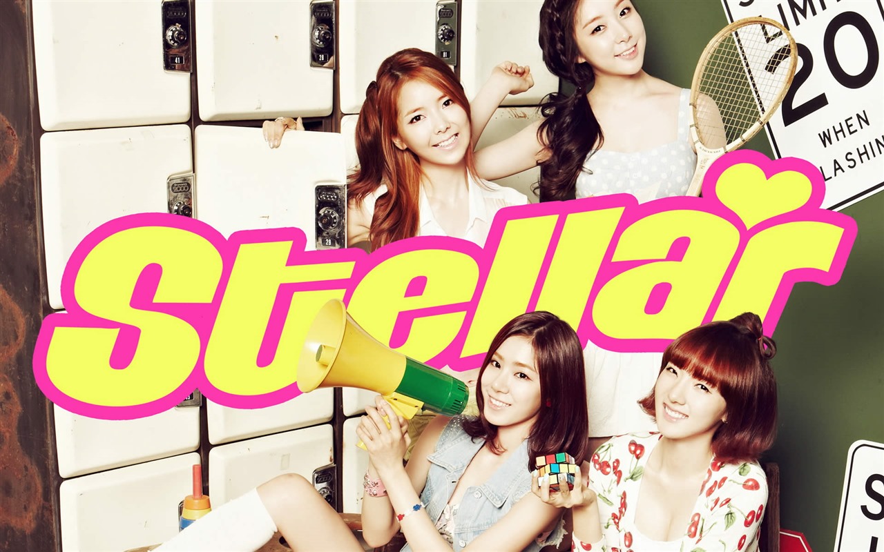 Stellar koreanische Musik Mädchen Gruppe HD Wallpaper #9 - 1280x800