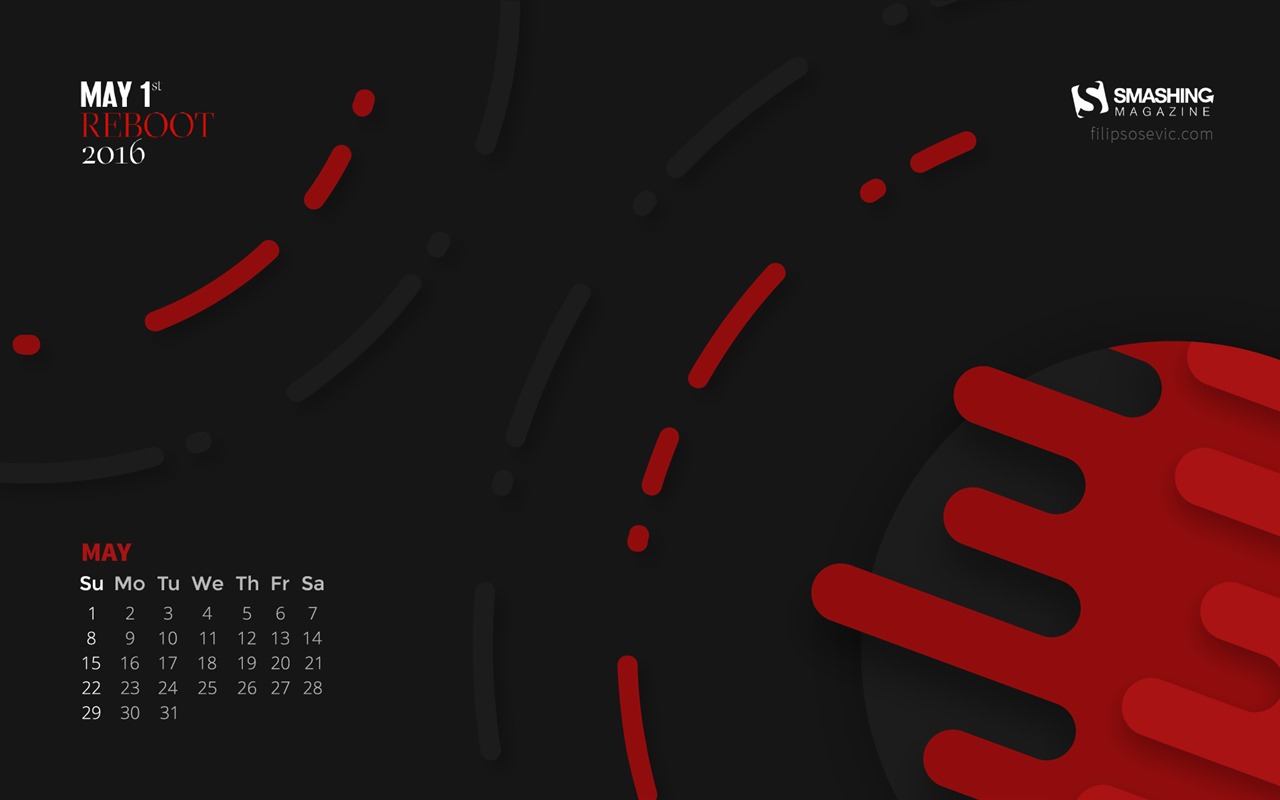 May 2016 calendar wallpaper (2) #14 - 1280x800