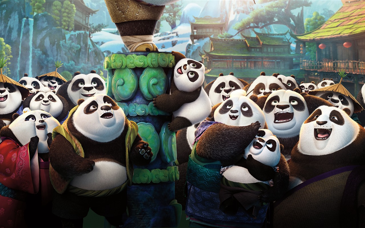 Kung Fu Panda 3, HD film tapety na plochu #7 - 1280x800