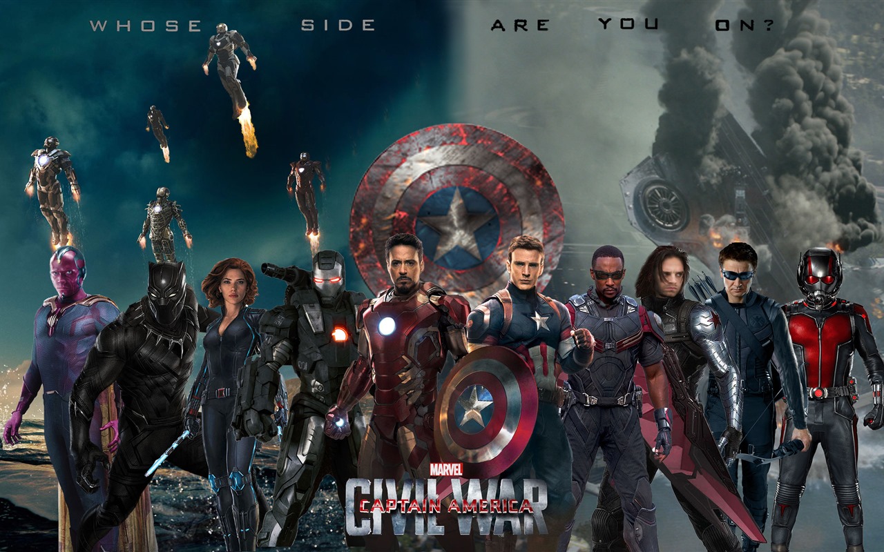 Captain America: Civil War 美國隊長3：內戰 高清壁紙 #11 - 1280x800