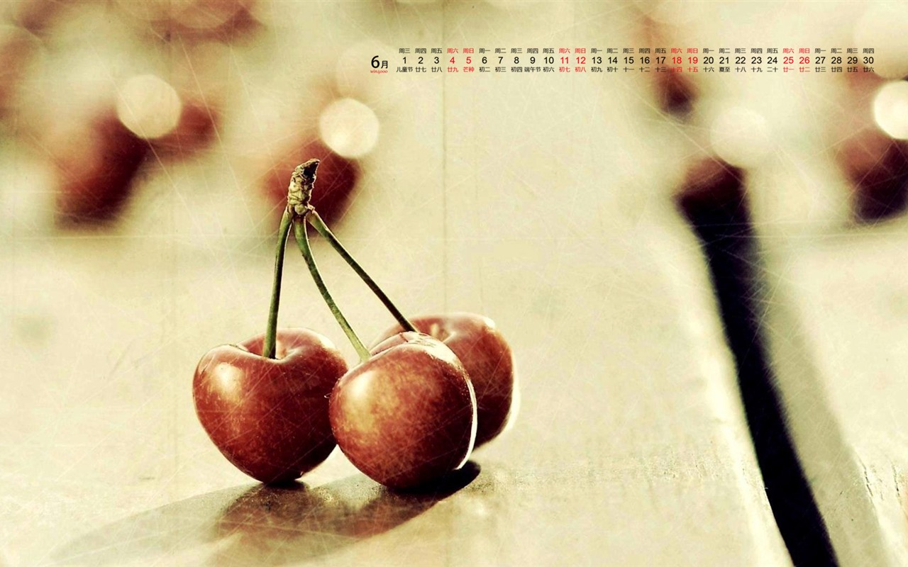 Června 2016 kalendář tapeta (1) #2 - 1280x800