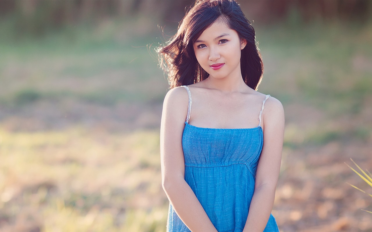 Čistá a krásná mladá Asiatka kolekce HD tapety na plochu (2) #6 - 1280x800