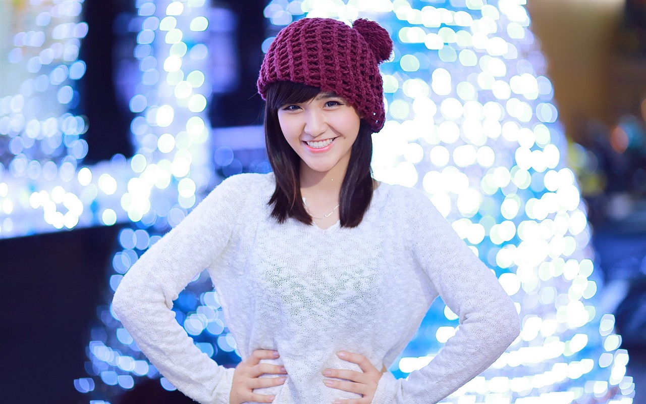 Pure and lovely young Asian girl HD wallpapers collection (2) #19 - 1280x800