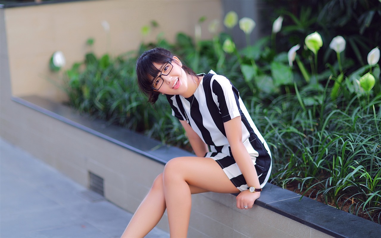 순수하고 사랑스러운 젊은 아시아 여자의 HD 월페이퍼 컬렉션 (2) #20 - 1280x800