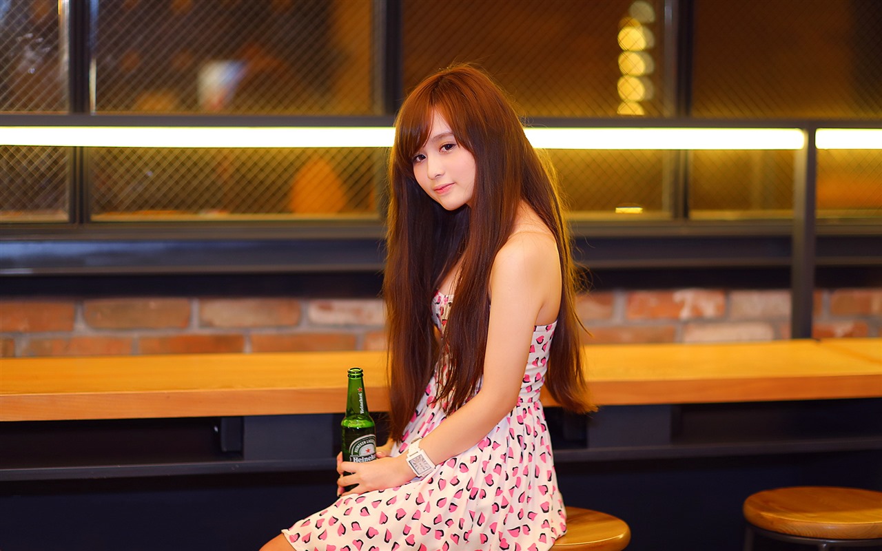 순수하고 사랑스러운 젊은 아시아 여자의 HD 월페이퍼 컬렉션 (2) #39 - 1280x800