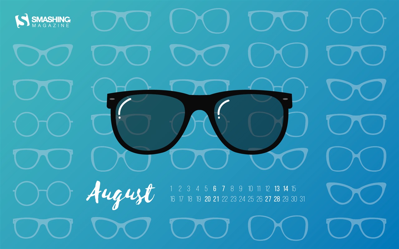 August 2016 calendar wallpaper (2) #16 - 1280x800