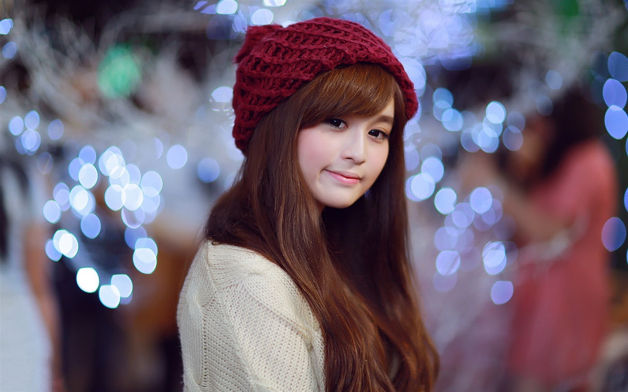 Čistá a krásná mladá Asiatka kolekce HD tapety na plochu (3) #3 - 1280x800