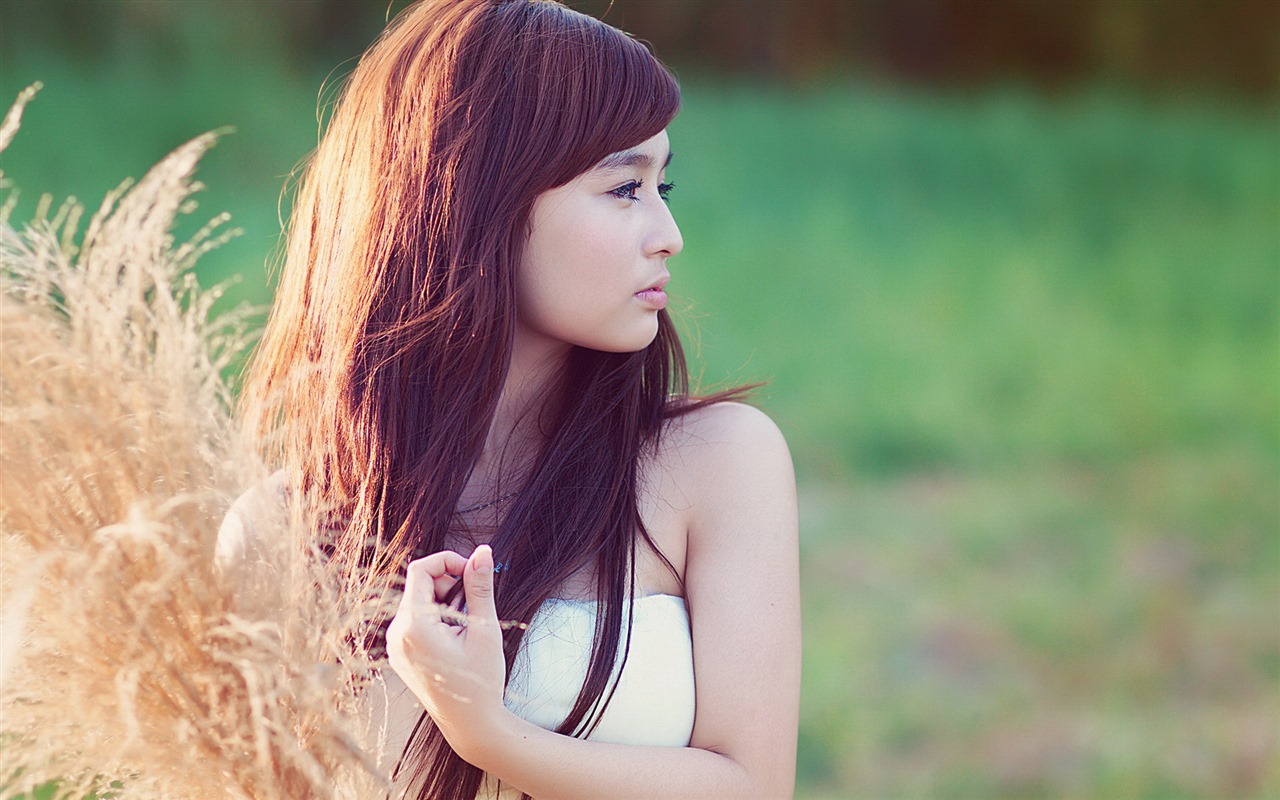 Pure and lovely young Asian girl HD wallpapers collection (3) #12 - 1280x800