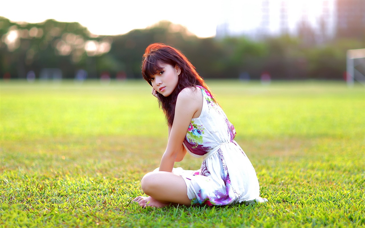 Pure and lovely young Asian girl HD wallpapers collection (3) #15 - 1280x800