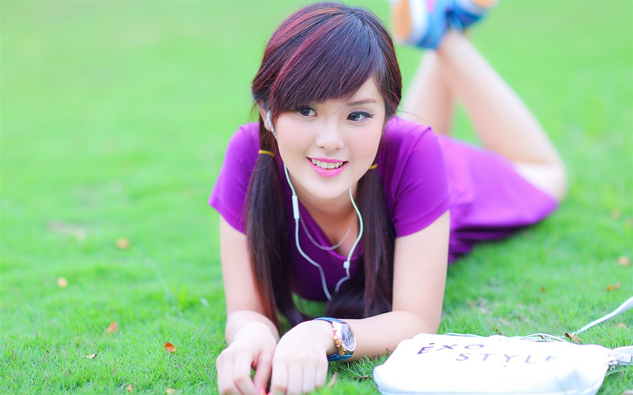 清純可愛年輕的亞洲女孩 高清壁紙合集(三) #19 - 1280x800