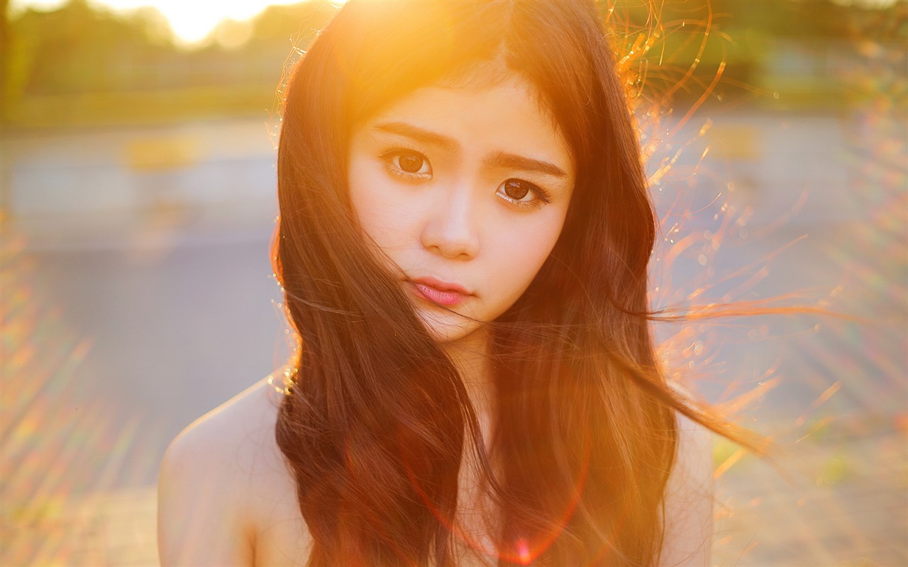 Reine und schöne junge asiatische Mädchen HD-Wallpaper  Kollektion (3) #21 - 1280x800