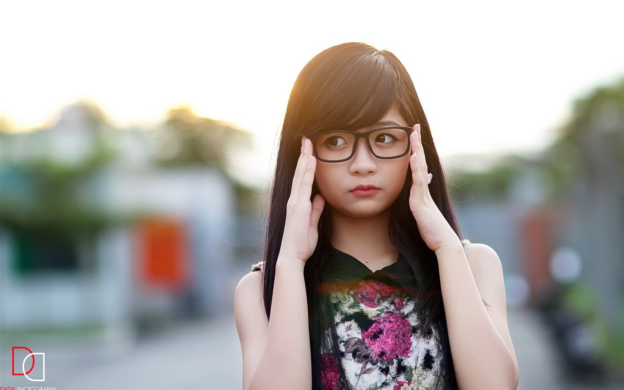 清纯可爱年轻的亚洲女孩 高清壁纸合集(三)34 - 1280x800