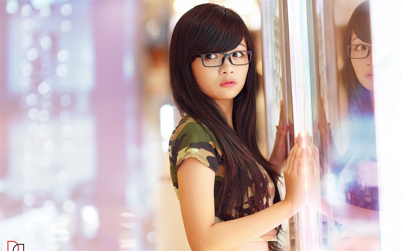 清纯可爱年轻的亚洲女孩 高清壁纸合集(三)36 - 1280x800