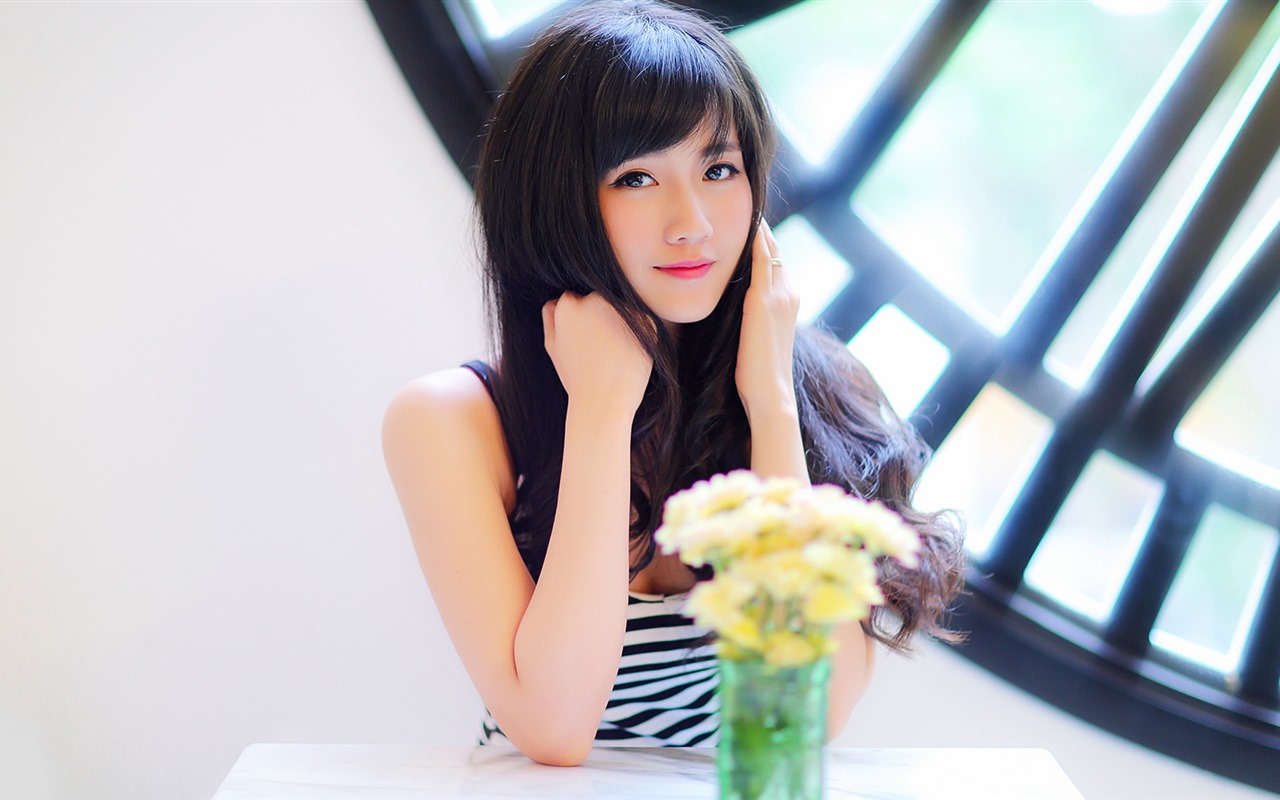 清純可愛年輕的亞洲女孩 高清壁紙合集(四) #7 - 1280x800