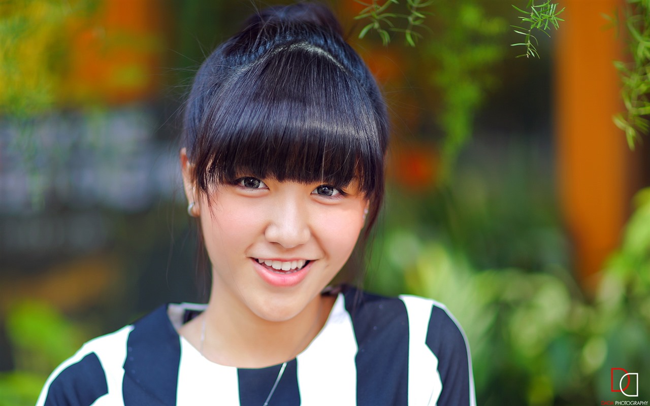 清纯可爱年轻的亚洲女孩 高清壁纸合集(四)37 - 1280x800