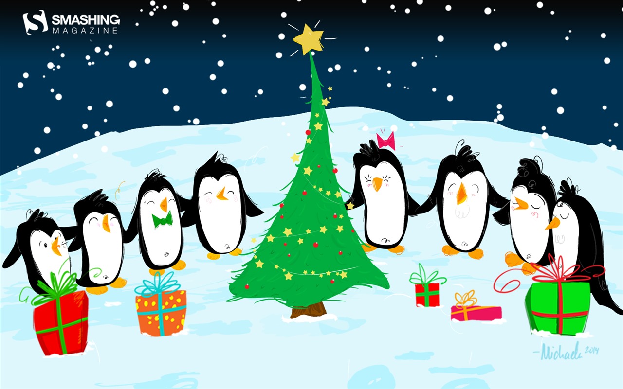 December 2016 Christmas theme calendar wallpaper (1) #4 - 1280x800